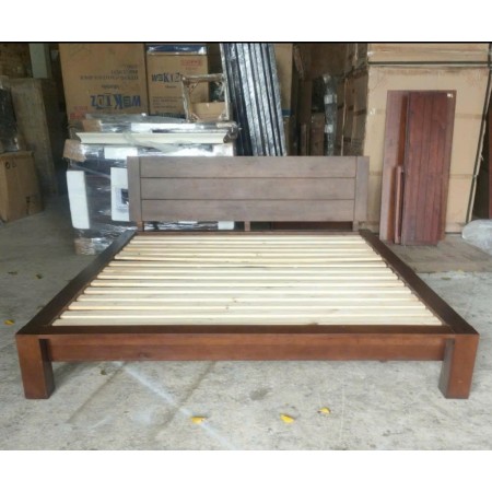 Chunky Walnut - Robot 1m8 : Giường Ngủ Gỗ Sồi - Mặt Gổ